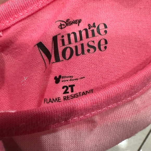 2T Minnie Mouse Pajama Top - Picture 2 of 3